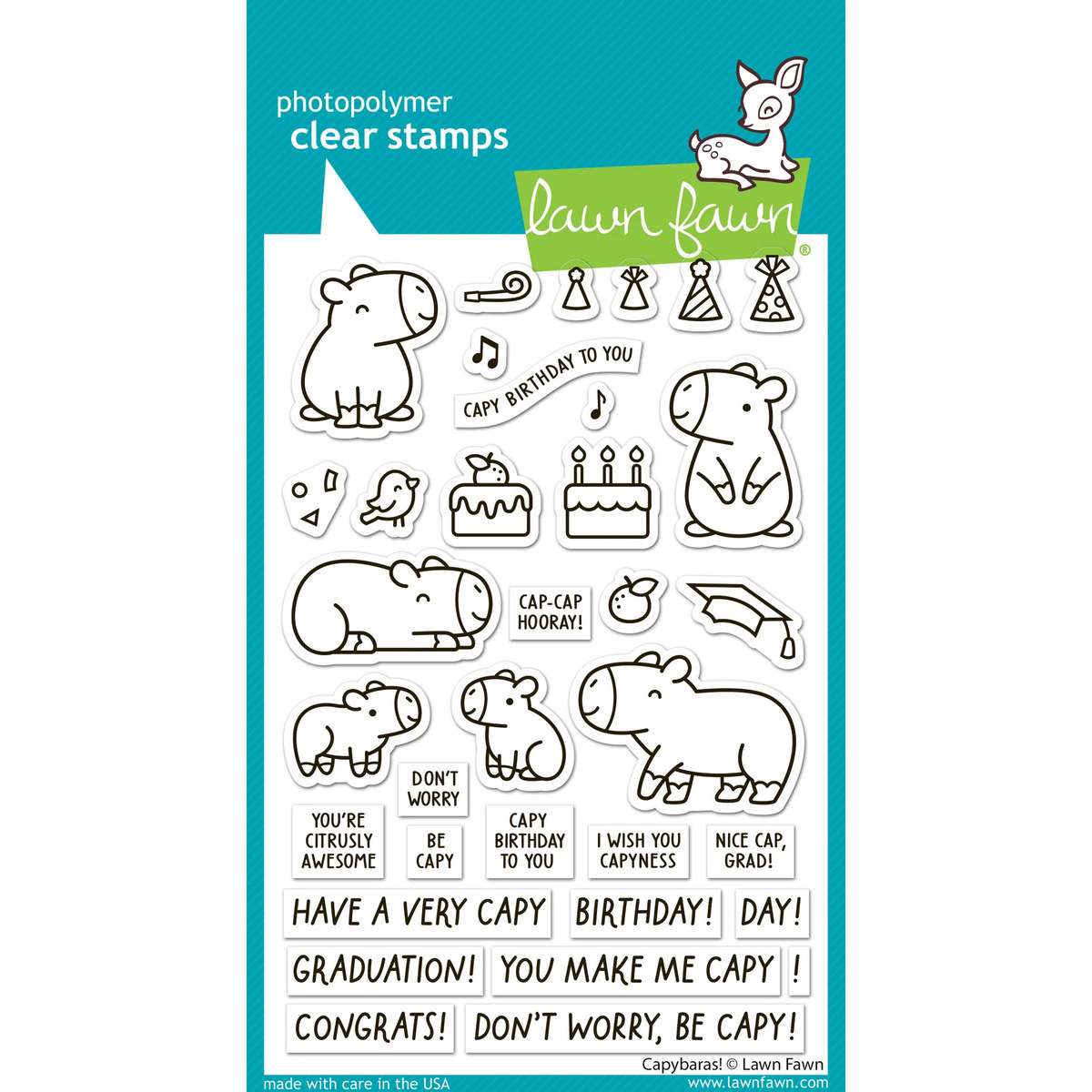 Clear Stamps Capybaras!