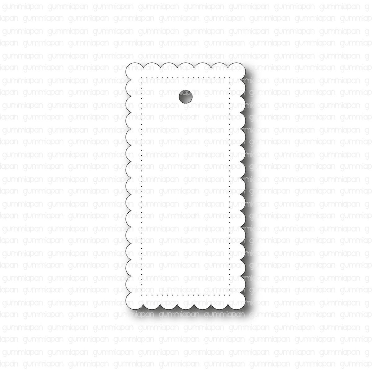 Stanze Scalloped Tag