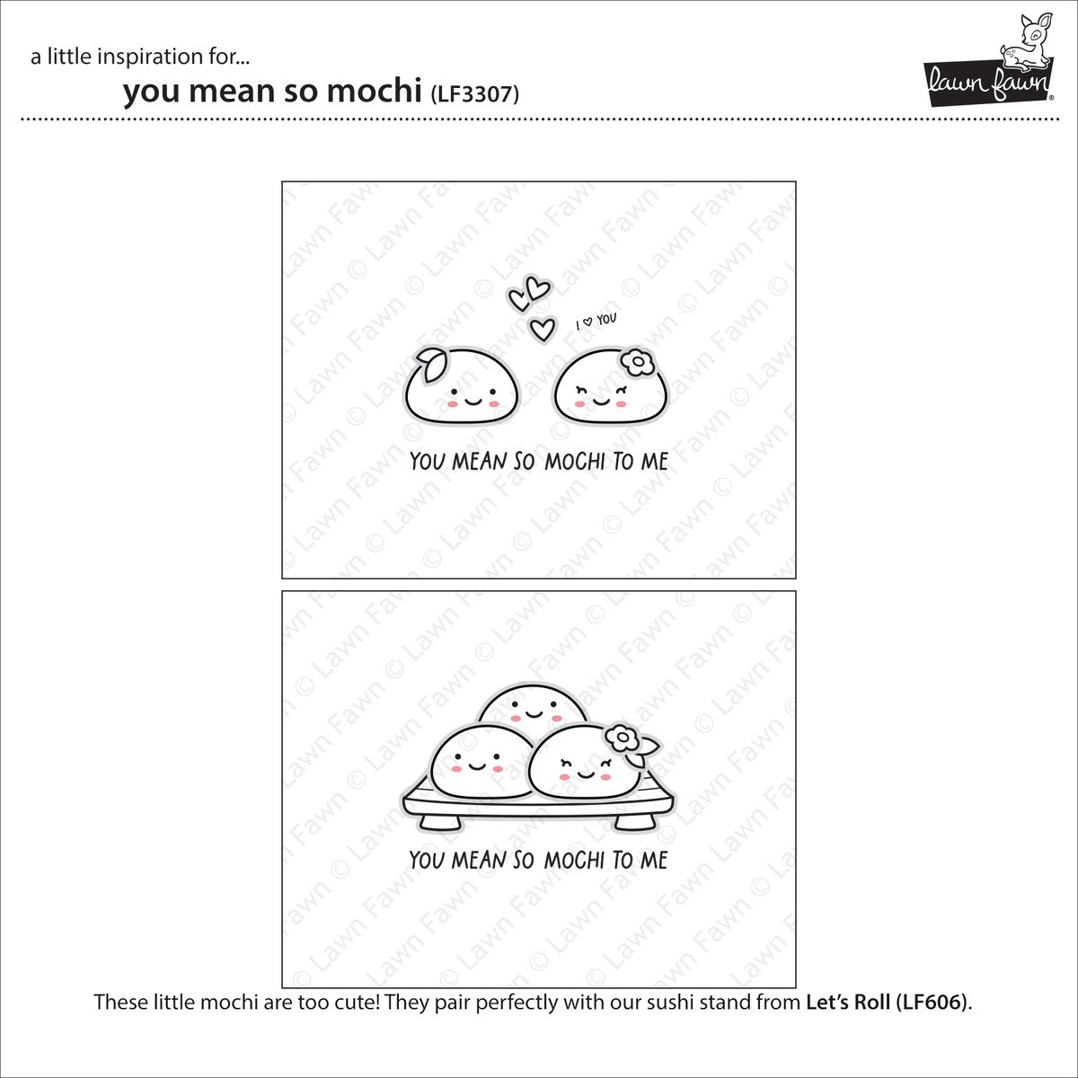 Clear Stamp You Mean So Mochi
