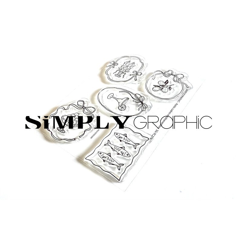 Clear Stamp Petits Cadres méditerranées