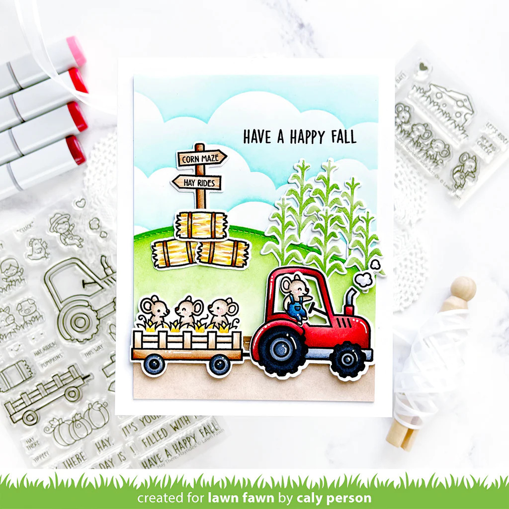 Clear Stamps Hay There, Hayrides! Mice Add-on