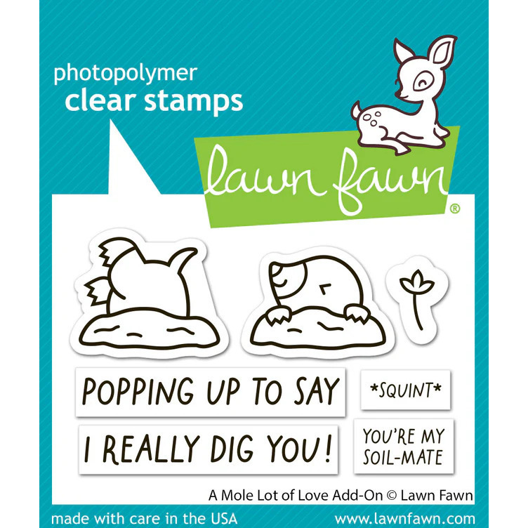 Clear Stamp A Mole Lot of Love Add-On