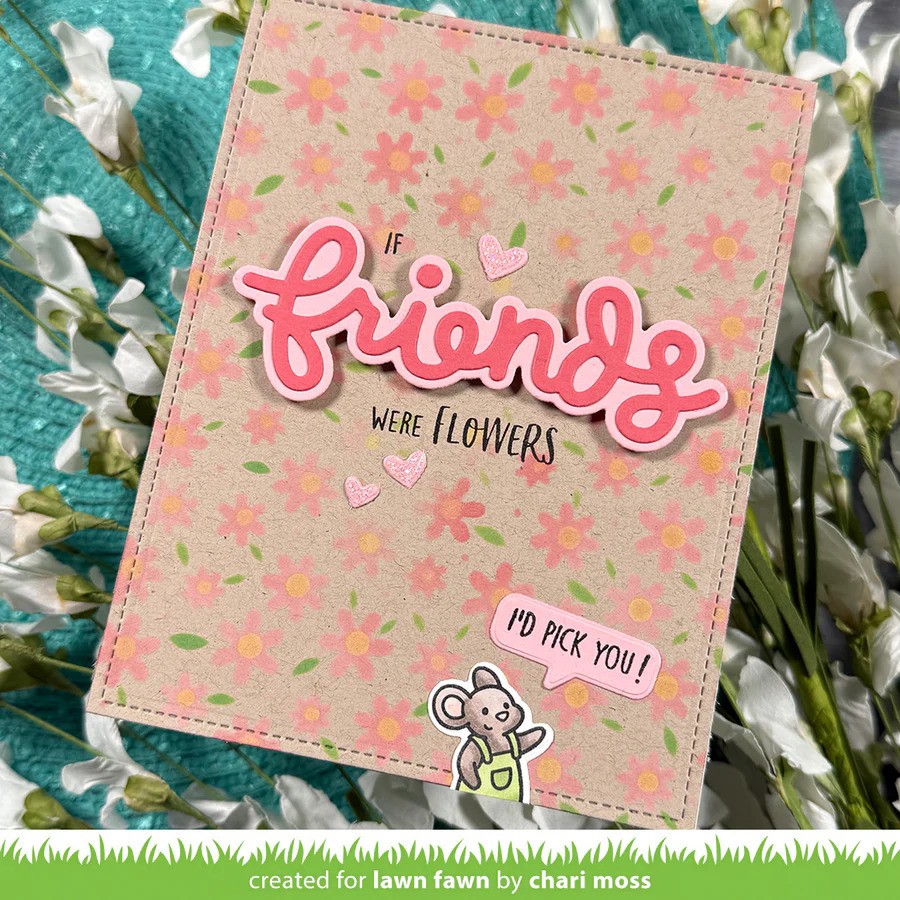 Schablone Spring Flowers
