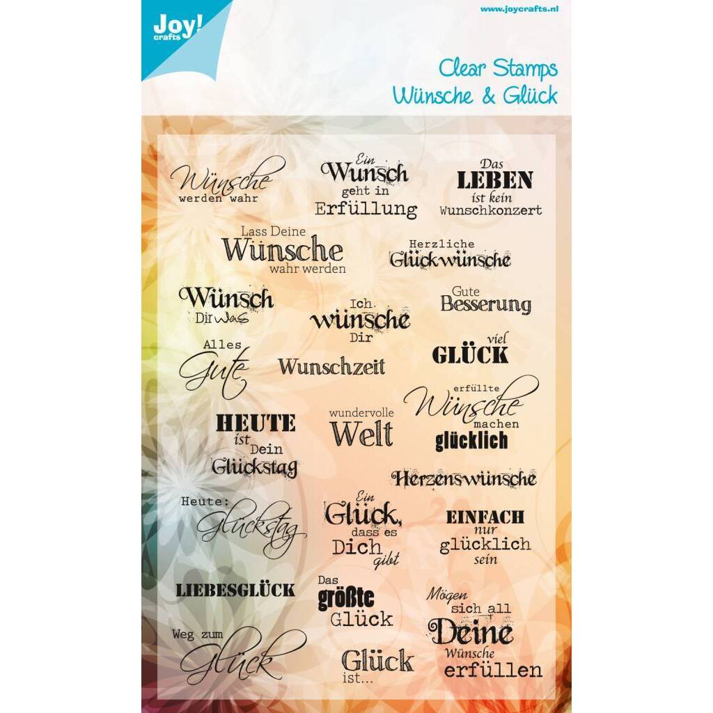 Clear Stamp Wünsche & Glück