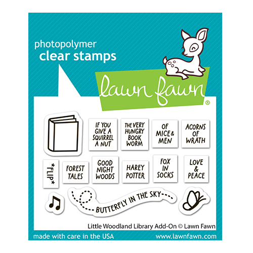 Clear Stamp Little Woodland Library Add-On Clear Stamp Little Woodland Library Add-On