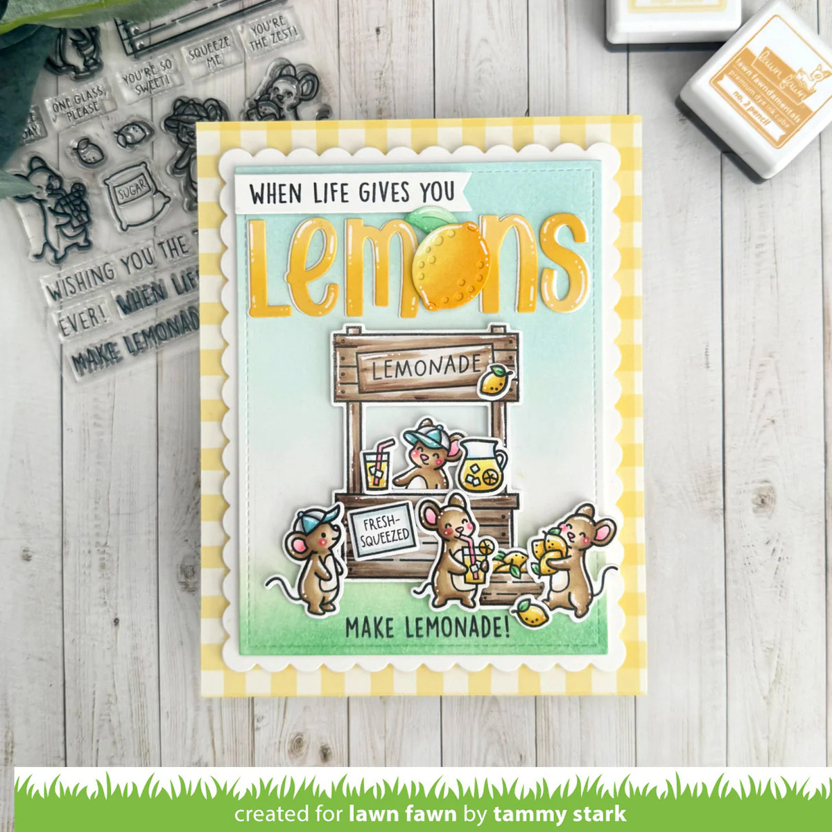 Clear Stamp Make Lemonade!