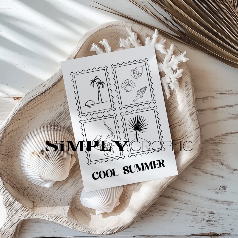 Clear Stamp Cool Summer