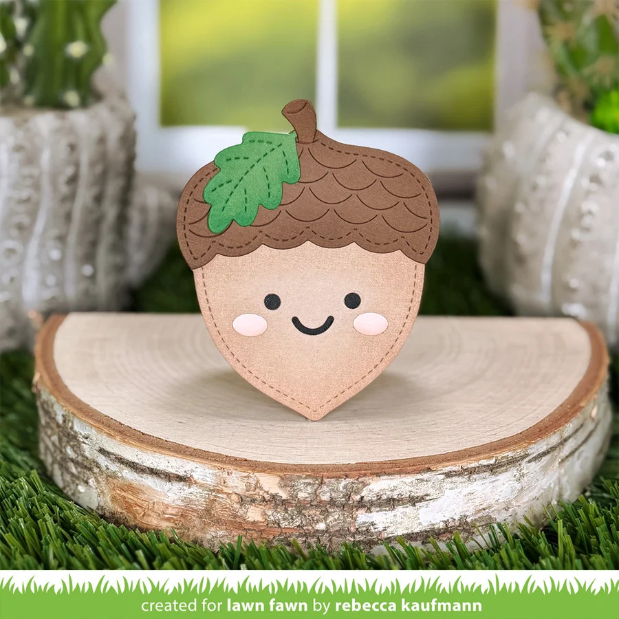 Stanzen Outside In Stitched Acorn