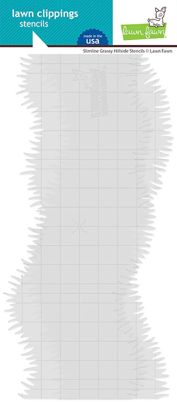 Schablone Slimline Grassy Hillsides