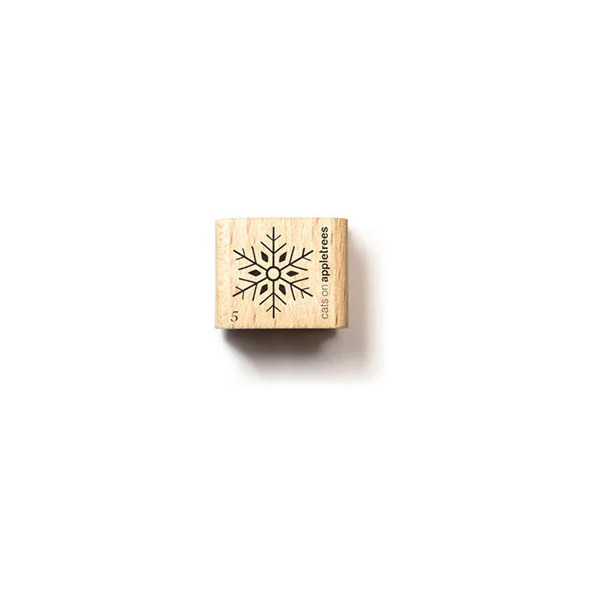 Ministempel Schneeflocke Stern