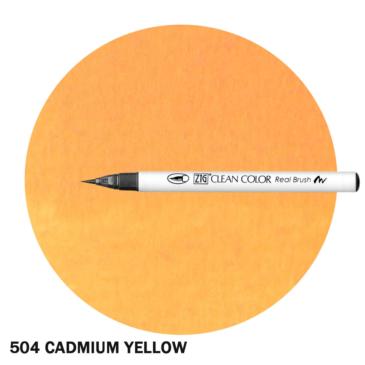 ZIG Clean Color Real Brush Marker Cadmium Yellow