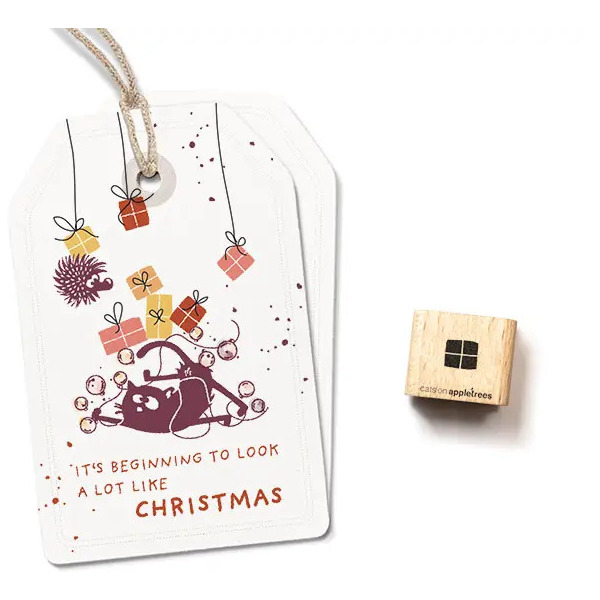 Ministempel Geschenk Q