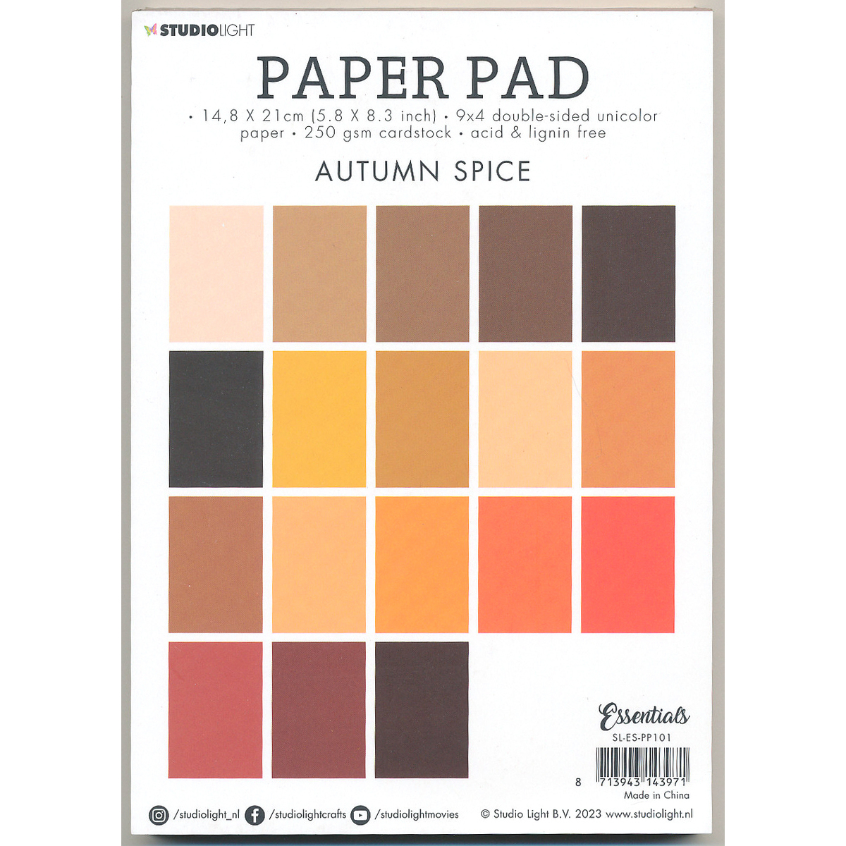 Studio Light Paper Pad Autumn Spice
