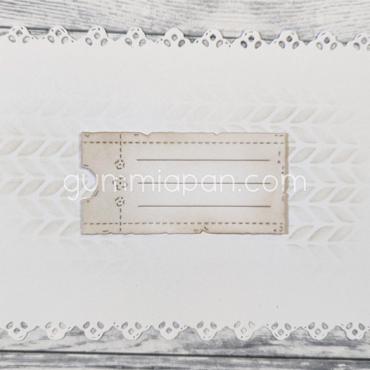 Stanze Ticket with Flowers