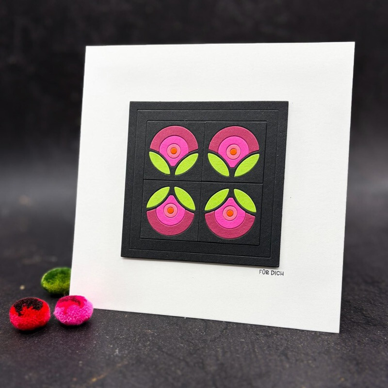 Stanze Mosaik Blumen