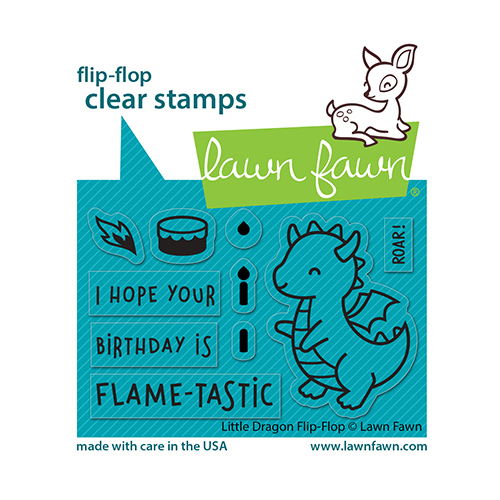 Clear Stamp Little Dragon Flip-Flop Clear Stamp Little Dragon Flip-Flop