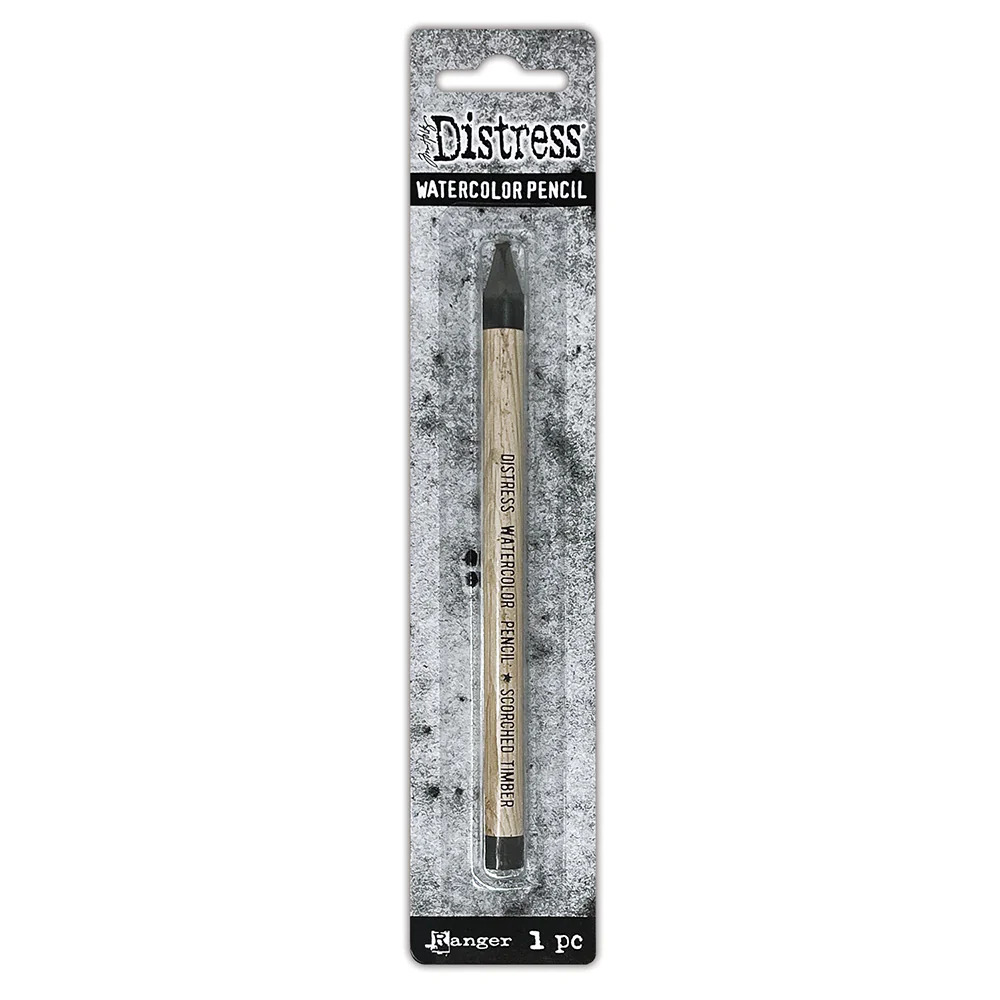 Distress Watercolor Pencils Scorched Timber