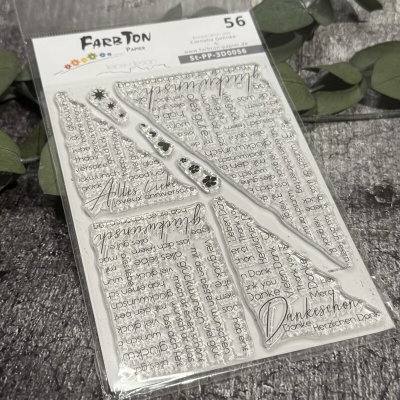 Stempelset Wortwolken