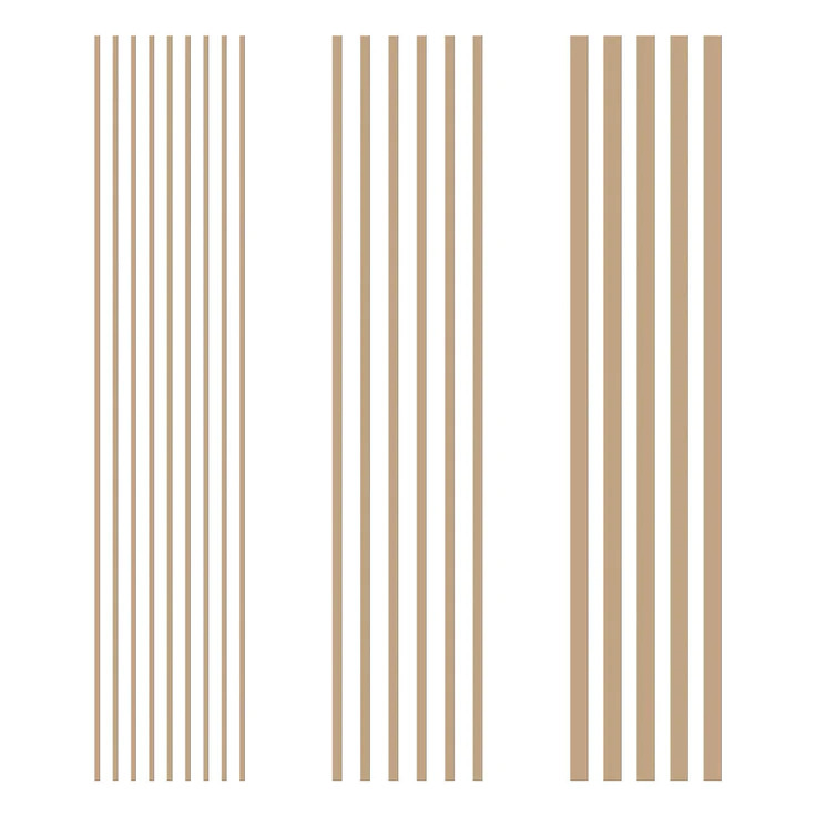 Hot Foil Plate Modern Stripes