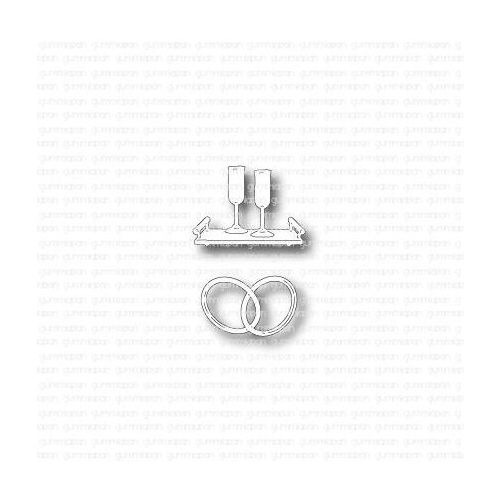 Stanze Champagner Glasses & Rings