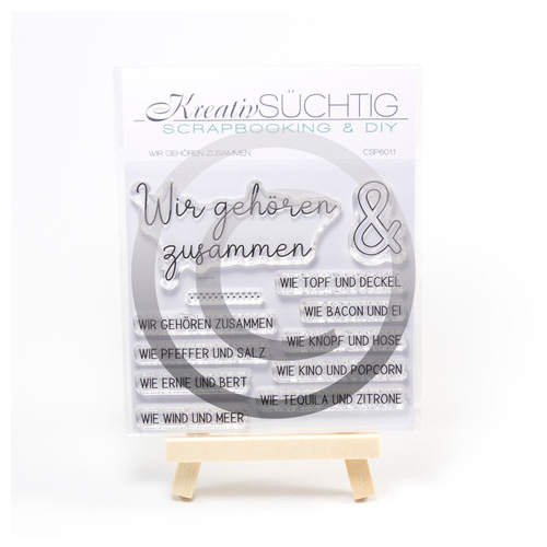 Clear Stamps Wir gehören zusammen Clear Stamps Wir gehören zusammen