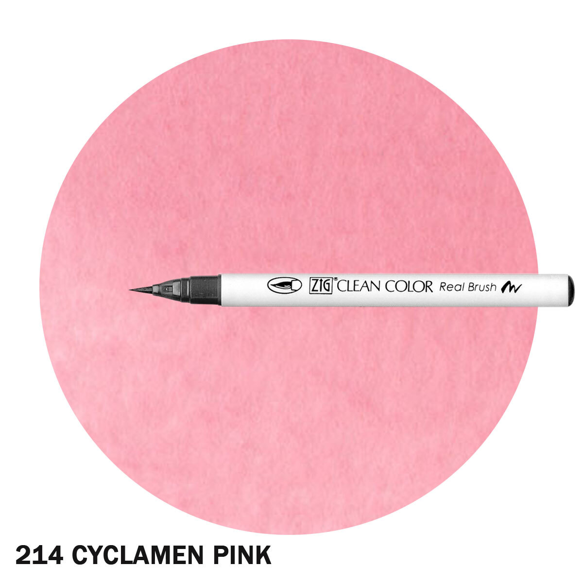 ZIG Clean Color Real Brush Marker Cyclamen Pink