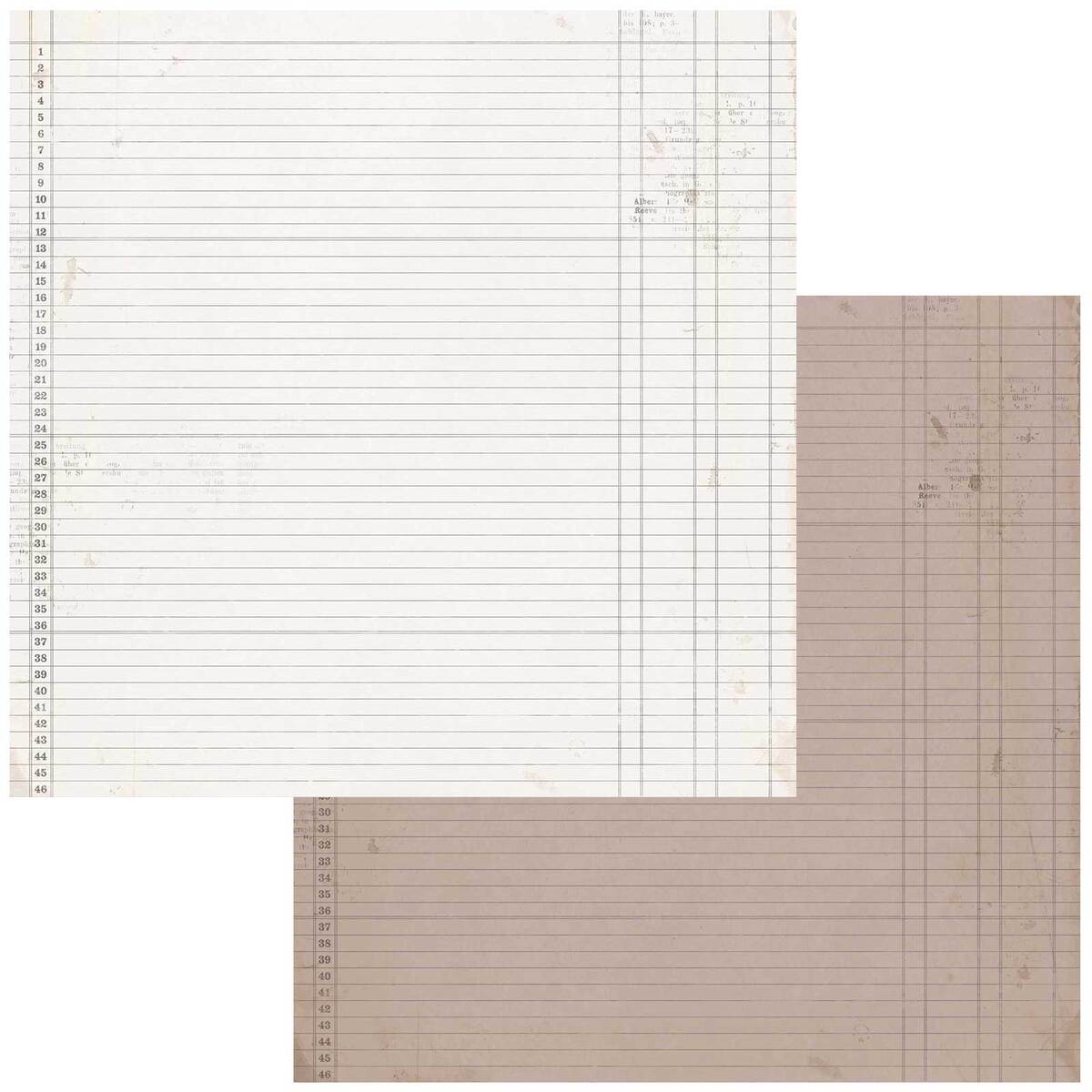 Nature Study 12*12 Ledger Collection Pack
