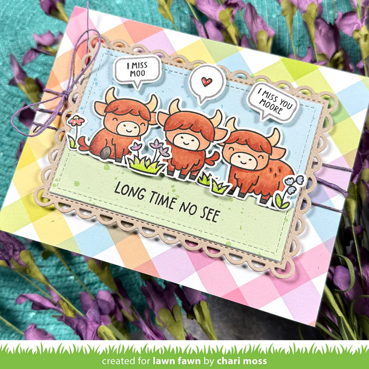 Clear Stamp Highland Cows!