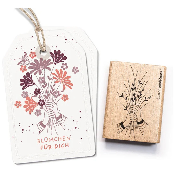 Blumenstrauß mit Händen