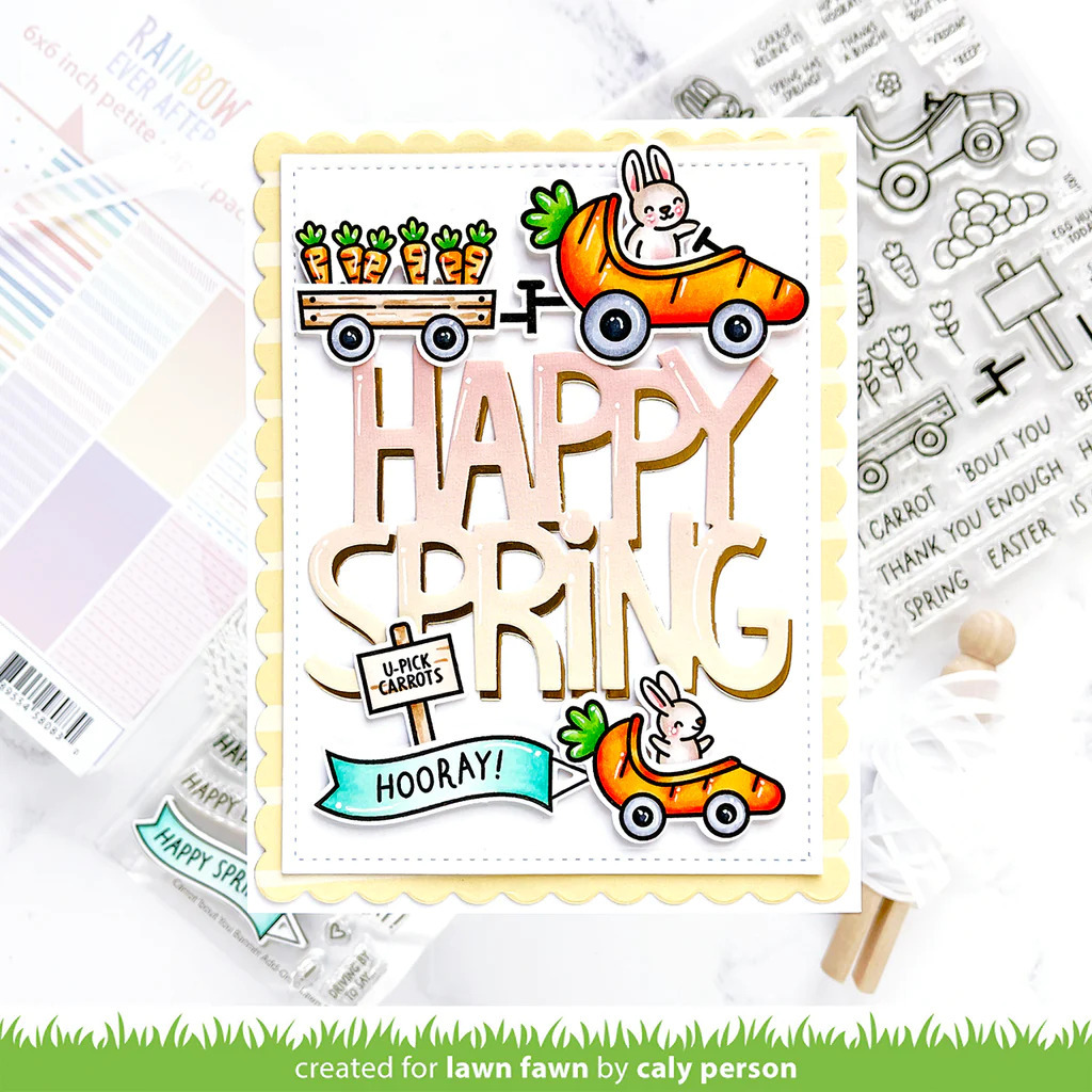 Clear Stamps Carrot 'bout You Banner Add-on