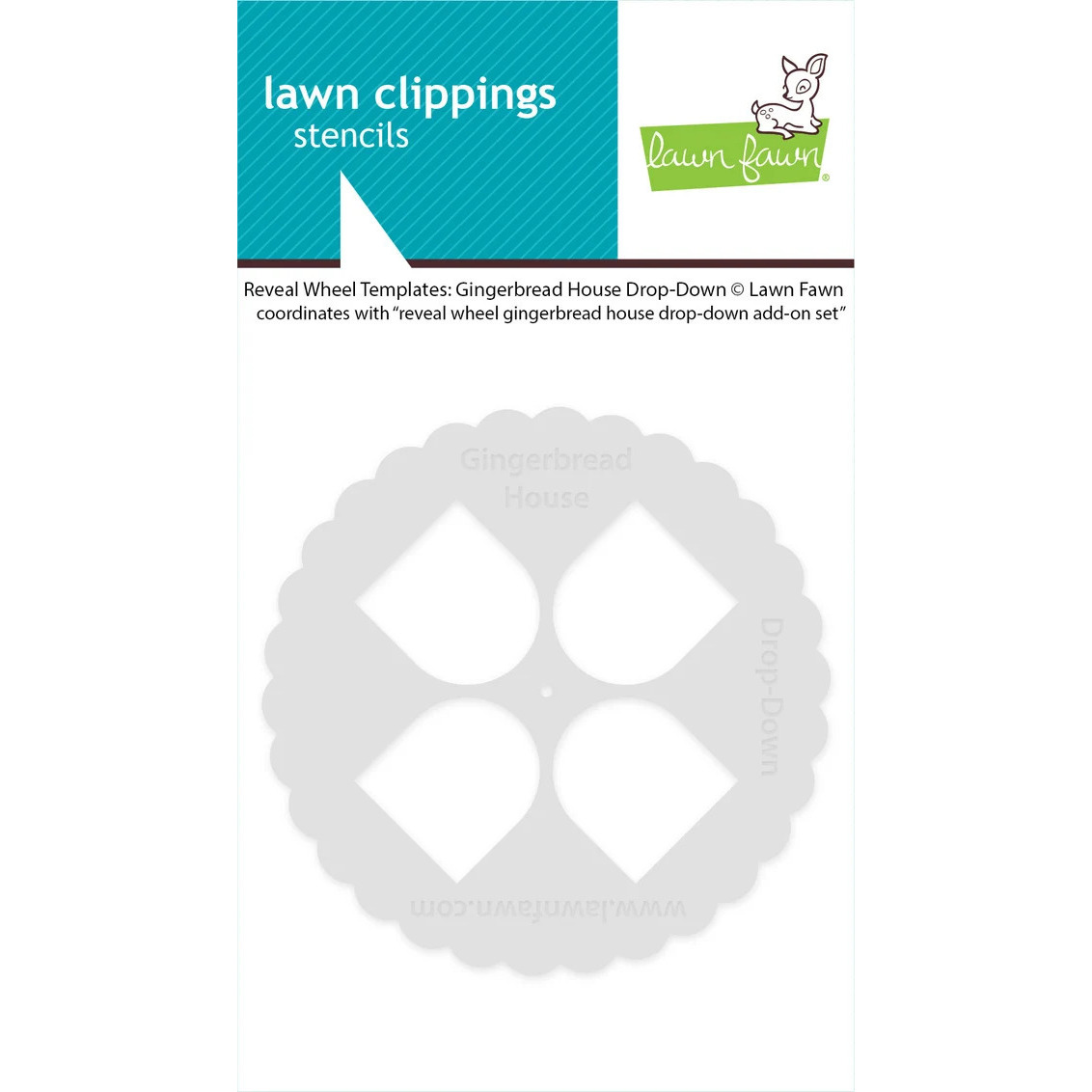 Template Reveal Wheel Gingerbread House Drop Down Add-On