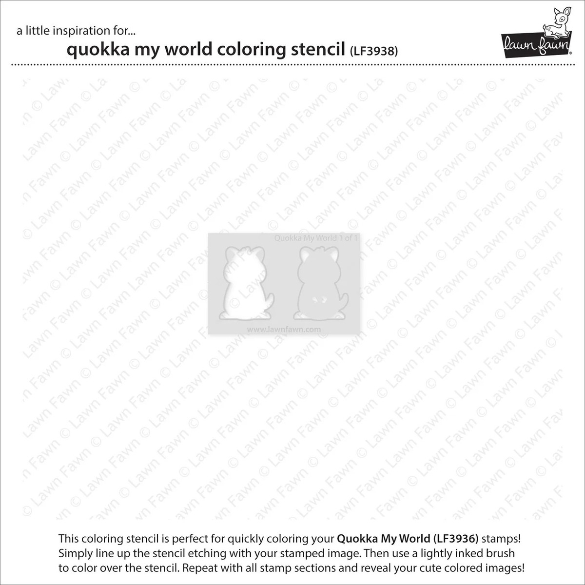 Coloring Stencils Quokka My Worlds