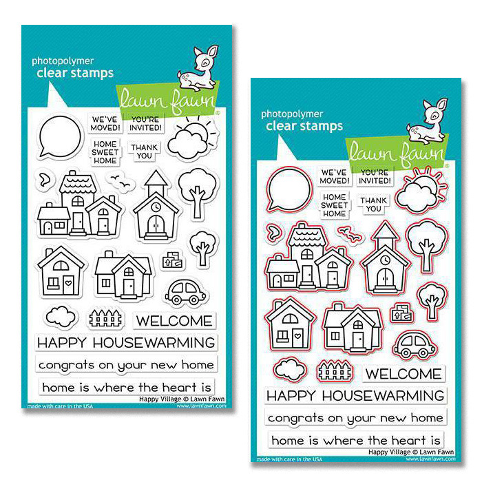 Set Stempel/Stanzen Happy Village