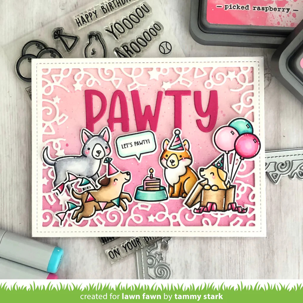 Clear Stamps Yappy Birthday