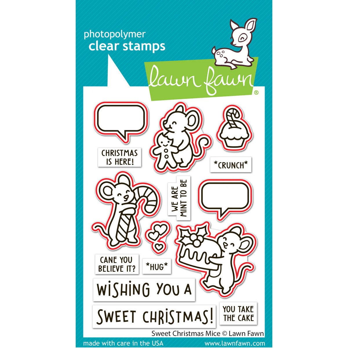 Stanzen Sweet Christmas Mice