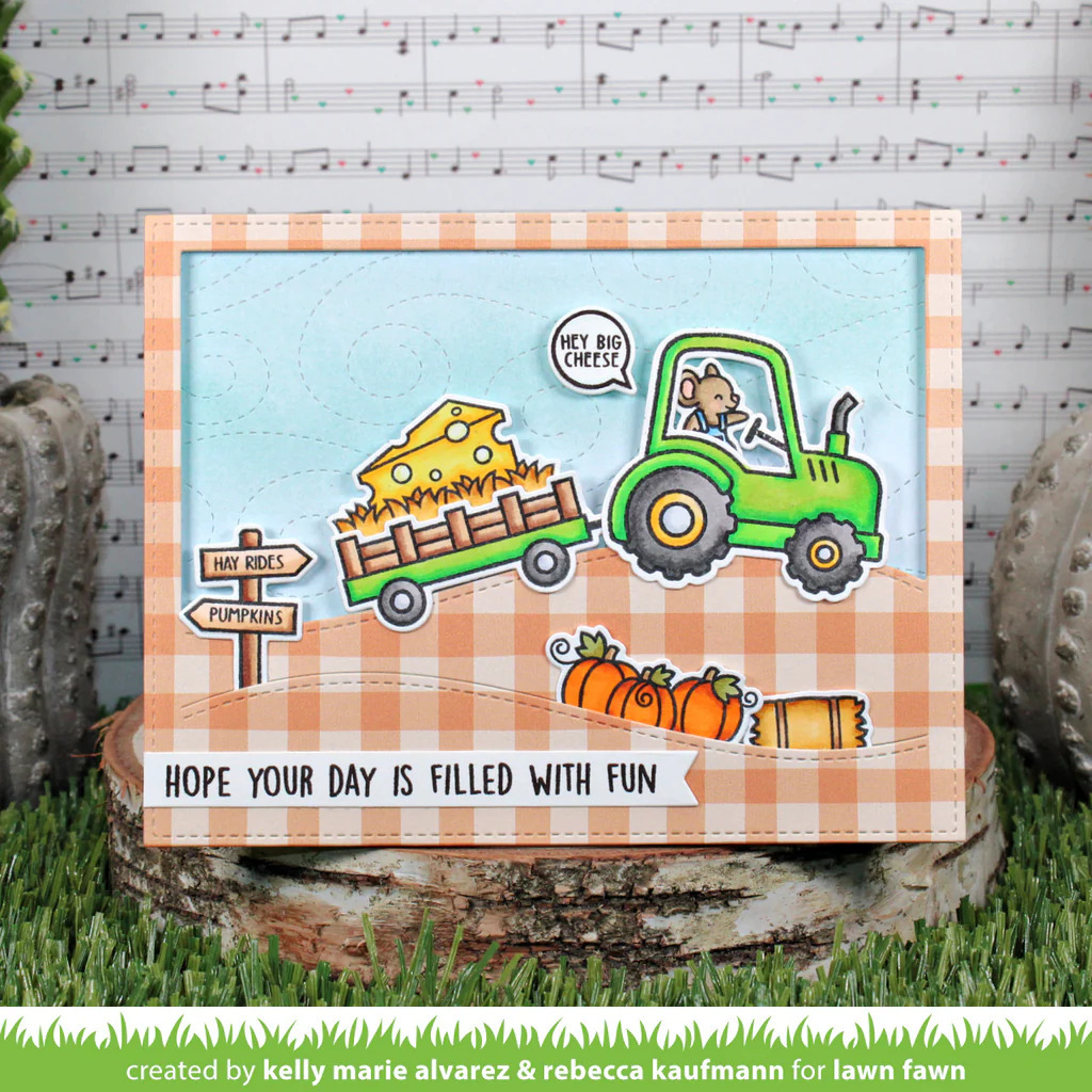 Clear Stamp Hay There, Hayrides!