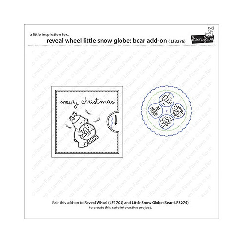 Stanzen Reveal Wheel Little Snow Globe Bear Add-On