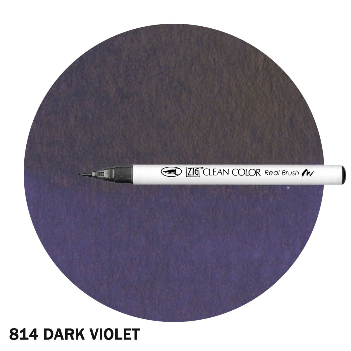 ZIG Clean Color Real Brush Marker Dark Violet