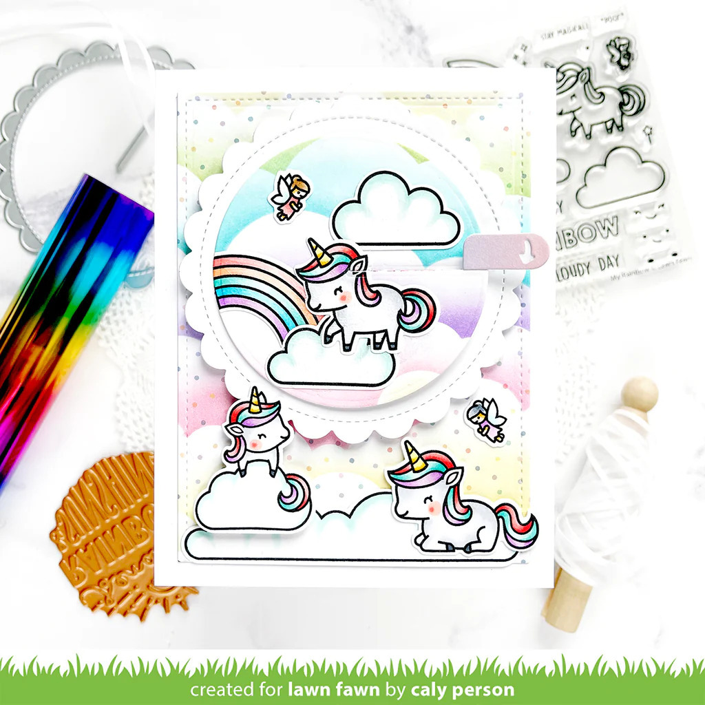Clear Stamps My Rainbow