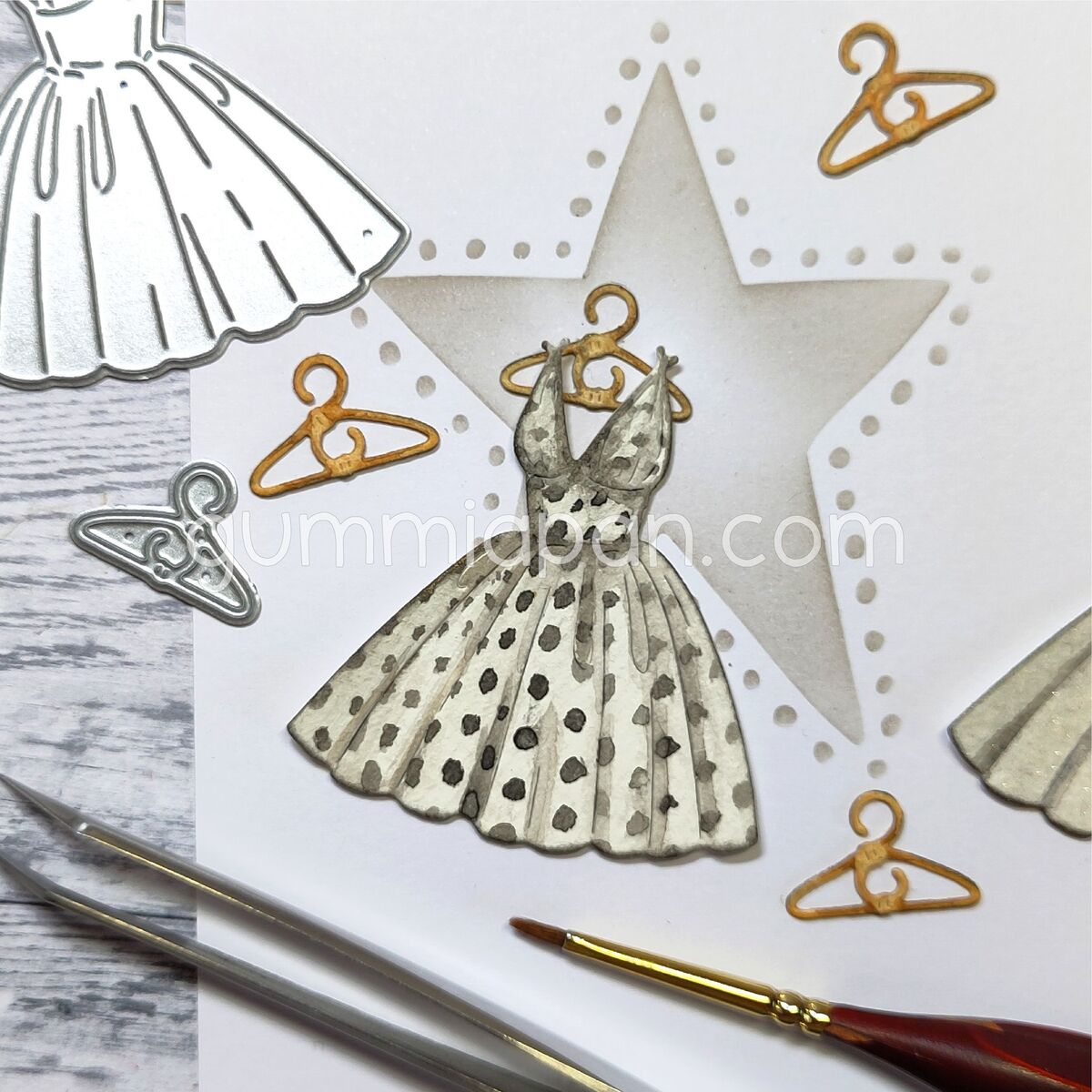 Stanze Dress & Hanger