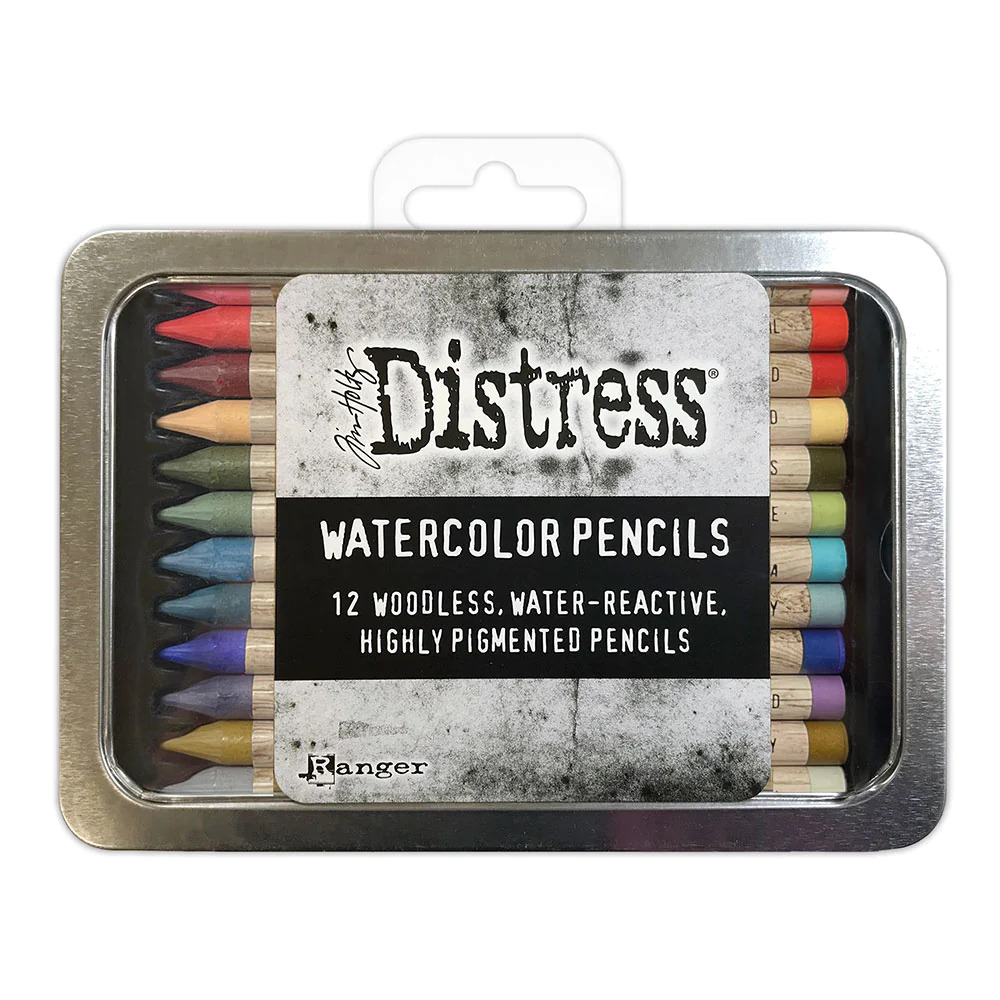 Distress Watercolor Pencils Kit #6