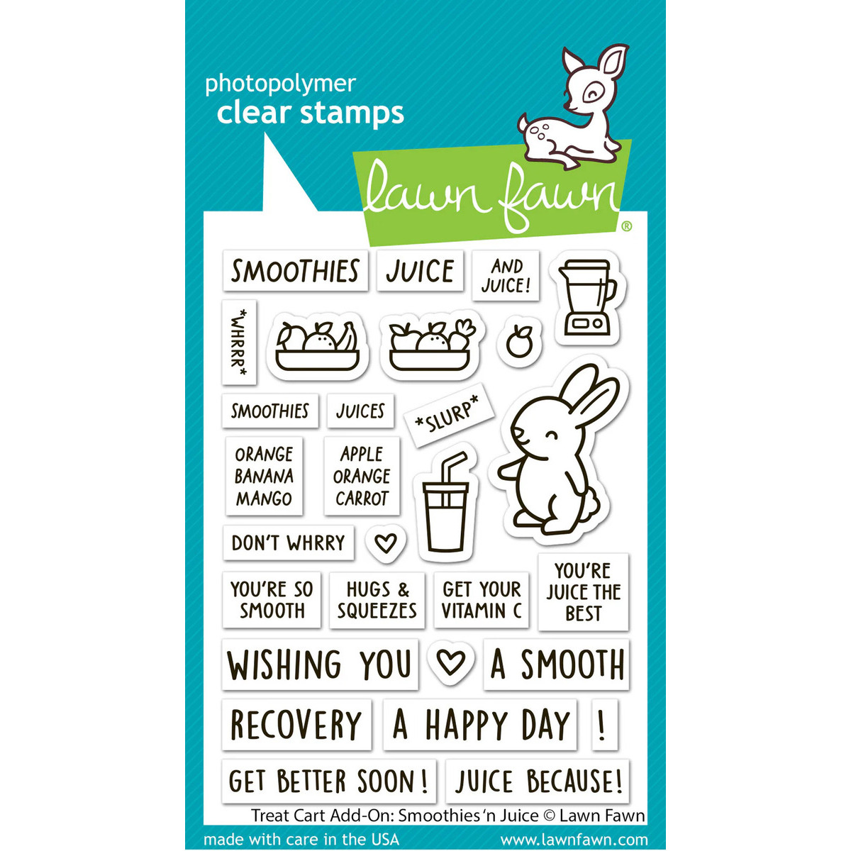 Clear Stamp Treat Cart Add-On Smoothies 'n Juice Clear Stamp Treat Cart Add-On Smoothies 'n Juice