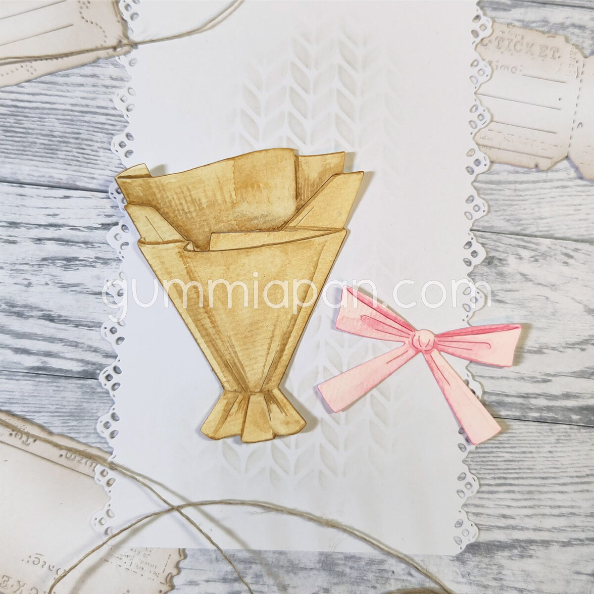Stanze Floral Paper with a Bow