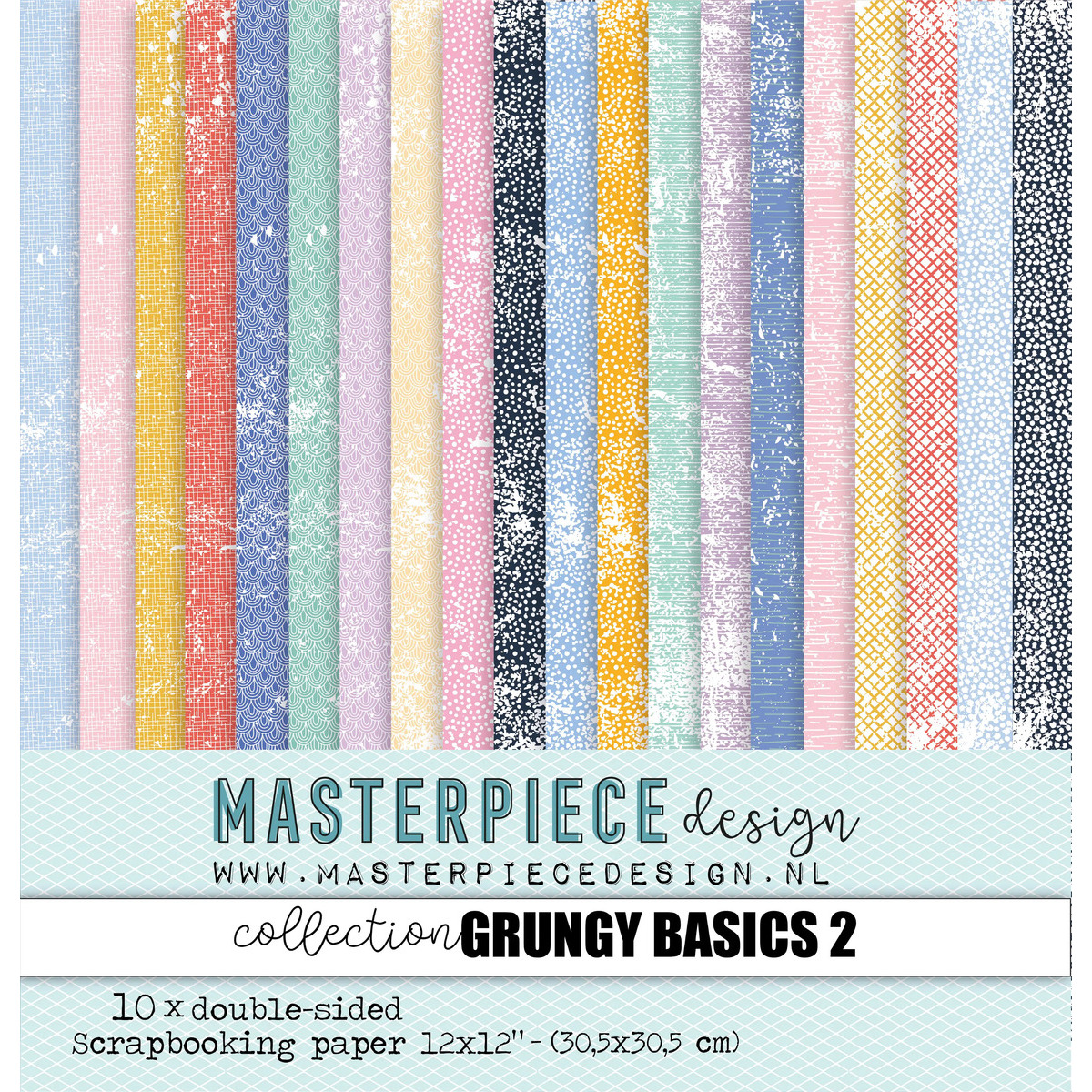 Grungy Basics #2 12*12 Paper Pack