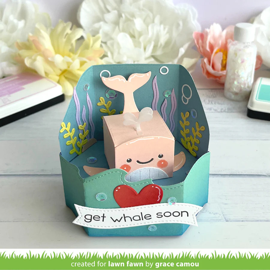 Stanzen Tiny Gift Box Whale & Dolphin Add-On