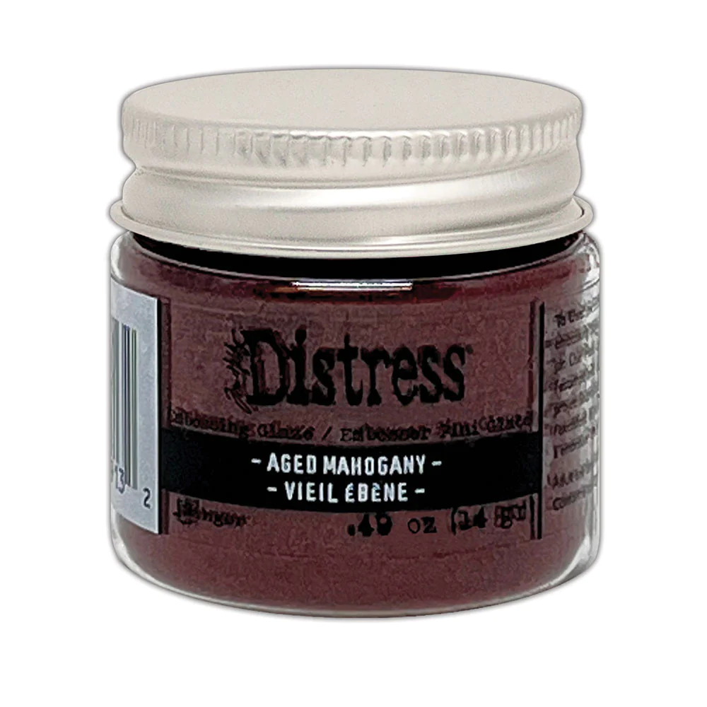 Distress Embossing Glaze Aged Mahogany